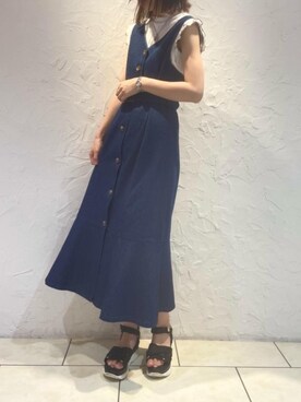 マジェスティックレゴンルミネ立川店スタッフさん（レディース・160cm）の夏コーディネート