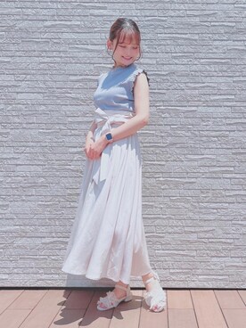 マジェスティックレゴンルミネ立川店スタッフさん（レディース・160cm）の夏コーディネート