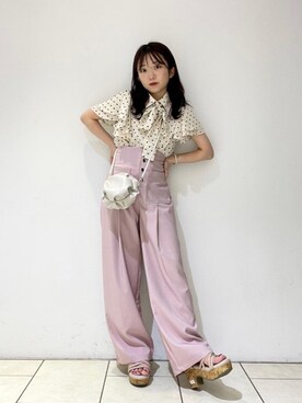 マジェスティックレゴンルミネ立川店スタッフさん（レディース・144cm）の夏コーディネート