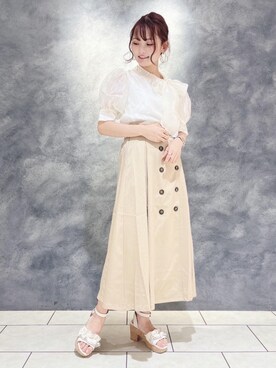 マジェスティックレゴンルミネ立川店スタッフさん（レディース・160cm）の夏コーディネート