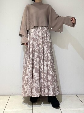 マジェスティックレゴンルミネ立川店スタッフさん（レディース・144cm）の秋コーディネート