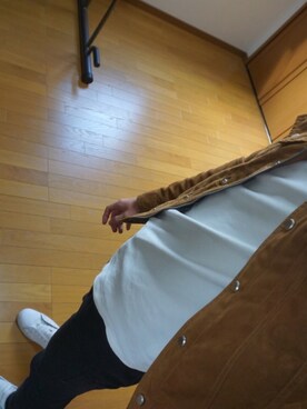 「ZARA MANのアイテム（ブルゾン）」を使った、たまきさん（メンズ・173cm）の冬コーディネート