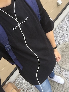 「アイテム（バングル/リストバンド）」を使った、たまきさん（メンズ・173cm・10代）の夏コーディネート
