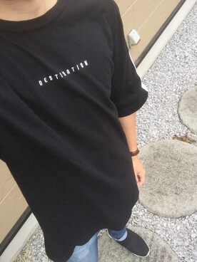 「Daniel Wellington（ダニエルウェリントン）の【Daniel Wellington】レザーバンド３６ＭＭ（アナログ腕時計）」を使った、たまきさん（メンズ・173cm）の夏コーディネート