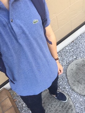 「Daniel Wellington（ダニエルウェリントン）の【Daniel Wellington】レザーバンド３６ＭＭ（アナログ腕時計）」を使った、たまきさん（メンズ・173cm）の夏コーディネート