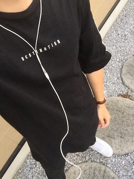 「Daniel Wellington（ダニエルウェリントン）の【Daniel Wellington】レザーバンド３６ＭＭ（アナログ腕時計）」を使った、たまきさん（メンズ・173cm）の夏コーディネート