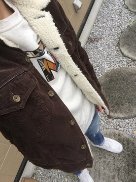 「VANS（バンズ）のアイテム（スウェット）」を使った、たまきさん（メンズ・173cm）の秋コーディネート