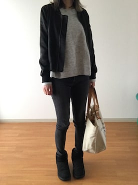 HARUさん（レディース・159cm）の冬コーディネート