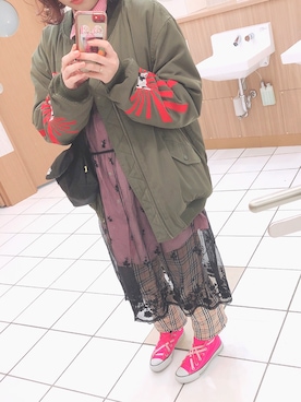 「イメチェン」｜へ む チャンさん（レディース・156cm）の冬コーディネート