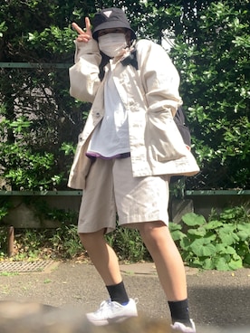 「ASICS（アシックス）のアイテム（パンツ）」を使った、nimiseri0119さん（レディース・158cm）の春コーディネート