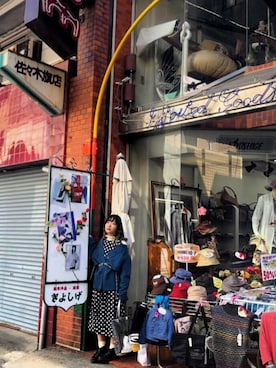 「GIVENCHY（ジバンシイ）のアイテム（ノーカラージャケット）」を使った、nさん（レディース・153cm）の春コーディネート