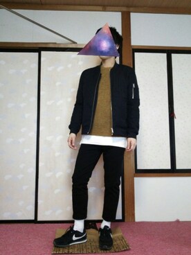 「RAGEBLUE（レイジブルー）のアイテム（その他アウター）」を使った、ひろさん（メンズ・168cm）の冬コーディネート