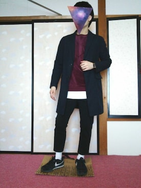 「RAGEBLUE（レイジブルー）のアイテム（その他アウター）」を使った、ひろさん（メンズ・168cm）の秋コーディネート