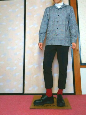 「RAGEBLUE（レイジブルー）のアイテム（その他トップス）」を使った、ひろさん（メンズ・168cm）の冬コーディネート