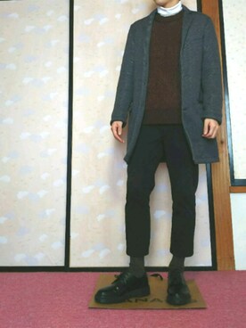 「RAGEBLUE（レイジブルー）のアイテム（その他トップス）」を使った、ひろさん（メンズ・168cm）の冬コーディネート