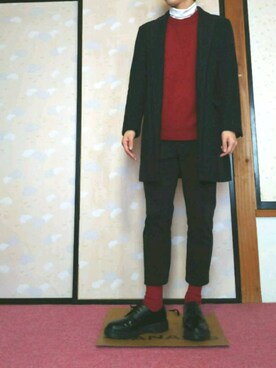 「RAGEBLUE（レイジブルー）のアイテム（その他トップス）」を使った、ひろさん（メンズ・168cm）の冬コーディネート