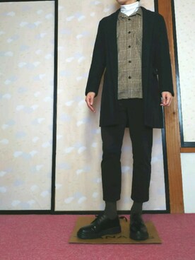 「RAGEBLUE（レイジブルー）のアイテム（その他トップス）」を使った、ひろさん（メンズ・168cm）の冬コーディネート