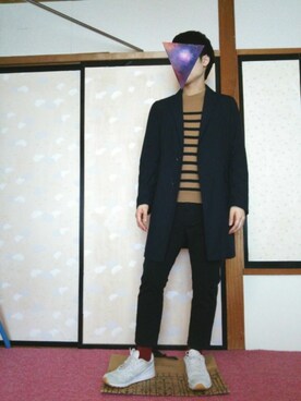 「RAGEBLUE（レイジブルー）のアイテム（その他アウター）」を使った、ひろさん（メンズ・168cm）の冬コーディネート