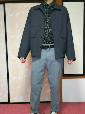 「HARE（ハレ）のアイテム（その他アウター）」を使った、ひろさん（メンズ・168cm）の夏コーディネート