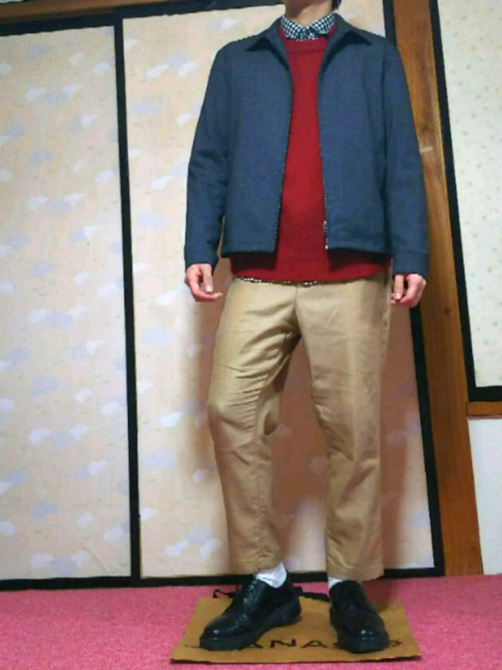 「秋、シンプルコーデ、オトナカジュアル、お洒落さんとつながりたい、秋アウター」｜「GUのアイテム（その他アウター、グレー系）」を使った、ひろさん（メンズ・168cm）の秋コーディネートの1枚目の写真