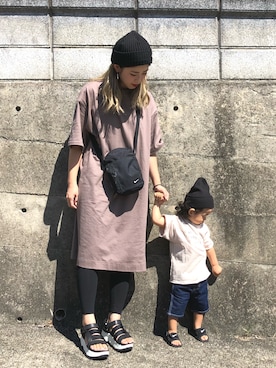 「NIKE(ナイキ)のアイテム(ショルダーバッグ)」を使った、RURIさん(レディース・163cm)の秋コーディネート