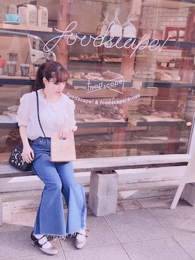 「ALDO（アルド）のアイテム（ショルダーバッグ）」を使った、まいちいさん（レディース・157cm）の春コーディネート