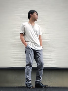 「COMME CA ISM（コムサイズム）のアイテム（アクセサリー）」を使った、pepepe さん（メンズ・171cm）の夏コーディネート