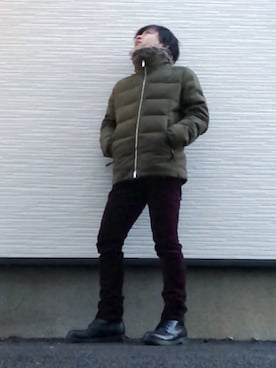 「417 EDIFICE（フォーワンセブンエディフィス）のアイテム（ダウンジャケット/コート）」を使った、pepepe さん（メンズ・171cm）の冬コーディネート