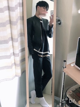 りったさん（メンズ・177cm）の春コーディネート