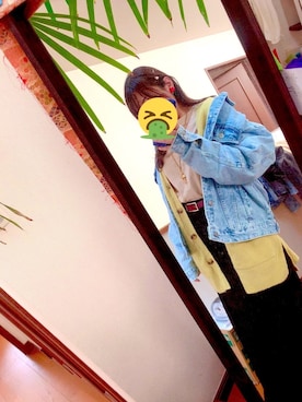 「AVAN LILY（アヴァンリリィ）のアイテム（ジャケット/アウター）」を使った、achoさん（レディース・159cm）の春コーディネート