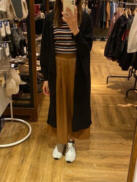 「アイテム（ピーコート）」を使った、stellaaaさん（レディース・154cm）の秋コーディネート