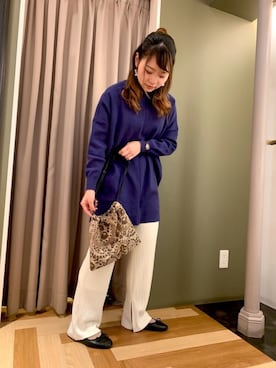 「Paul Smith（ポールスミス）のアイテム」を使った、モモPさん（レディース・154cm）の秋コーディネート