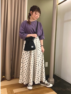 「グリーンパークス(Green Parks)」｜モモPさん（レディース・154cm）の春コーディネート