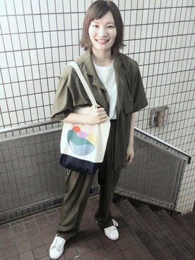 「SET UP」｜「アイテム（その他）」を使った、yurikaさん（レディース・165cm）の夏コーディネート