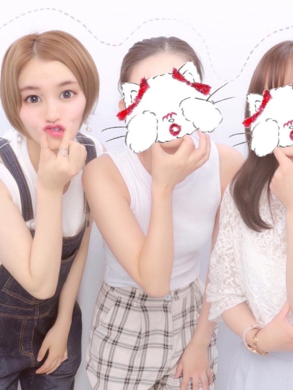 「yesterday、昨日のコーデ、summer、夏コーデ、プリクラ、おしゃれさんと繋がりたい」｜「andmeのUSAコットンノースリーブTシャツ（Tシャツ/カットソー、ホワイト系）」を使った、yurikaさん（レディース・165cm）の秋コーディネートの1枚目の写真