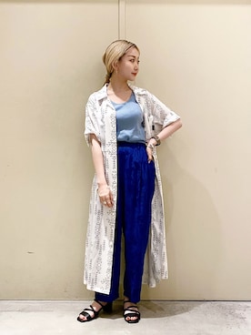 「PENDLETON（ペンドルトン）のアイテム（ワンピース/ドレス）」を使った、すなぎもさん（レディース・153cm）の春コーディネート