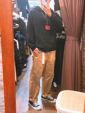 「TRAP/U （トラップユー）のアイテム」を使った、T Hさん（メンズ・171cm）の秋コーディネート