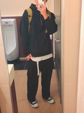 「TRAP/U （トラップユー）のアイテム」を使った、T Hさん（メンズ・171cm）の秋コーディネート