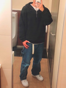 「TRAP/U （トラップユー）のアイテム」を使った、T Hさん（メンズ・171cm）の秋コーディネート