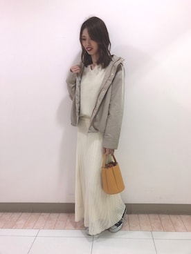 「Te chichi（テチチ）のアイテム（マウンテンパーカー）」を使った、a.y.kさん（レディース・164cm）の春コーディネート