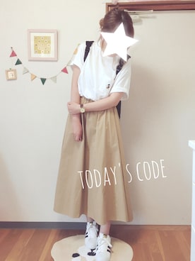 「パックT」｜yupiさん（レディース・170cm）の夏コーディネート
