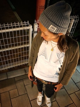 「アイテム（ピアス（両耳用））」を使った、COCOさん（レディース・163cm・20代）の秋コーディネート