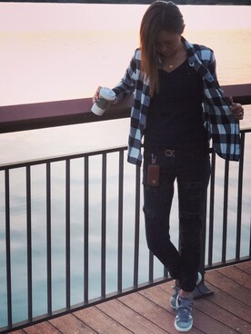 「プチプラミックス」｜COCOさん（レディース・163cm）の秋コーディネート