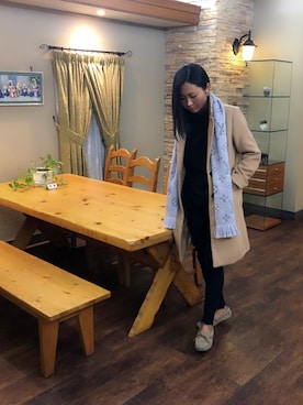 「アイテム（ピアス（両耳用））」を使った、COCOさん（レディース・163cm・20代）の冬コーディネート