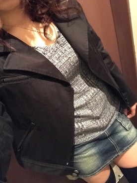 「ニーハイソックス」｜Wankoさん（レディース・147cm）の春コーディネート