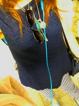 「CECIL McBEE（セシルマクビー）のアイテム（サンダル）」を使った、Wankoさん（レディース・147cm）の夏コーディネート