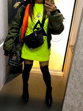 バッグを使った「倖田來未」の人気ファッションコーディネート