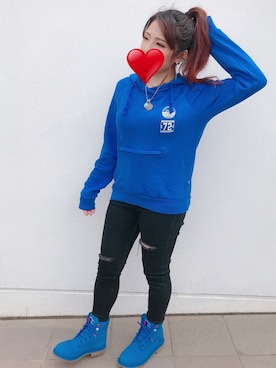 「SAAD（サード）のアイテム（アクセサリー）」を使った、Wankoさん（レディース・147cm）の春コーディネート