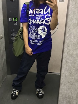 「NESTA（ネスタ）のアイテム」を使った、Wankoさん（レディース・147cm）の夏コーディネート