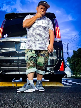 「nikeコーデ」｜ri-chaさん（メンズ・165cm）の夏コーディネート